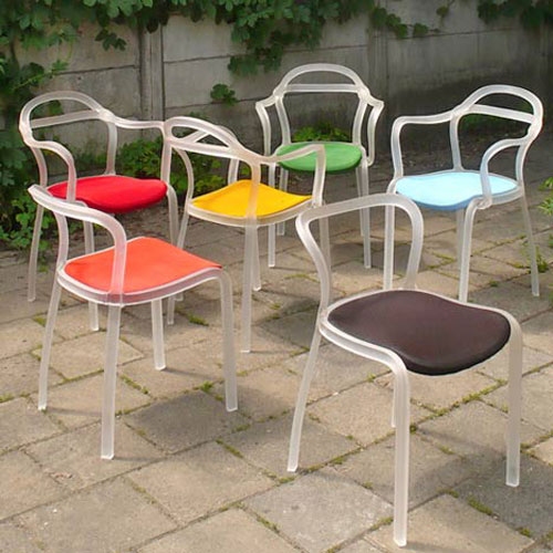 Modern plastic chair designs. An Interior Design