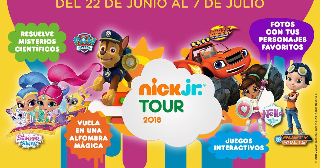 NickALive! Nick Jr. Tour 2018 Spain to Visit Centro Comercial y de