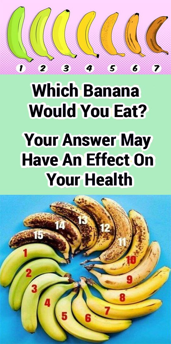 Which Banana Would You Eat? Your Answer May Have An Effect On Your