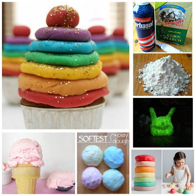 The very best play dough recipes for kids- FLOAM, foam dough, ice cream dough, galaxy dough, & more! Some I've never seen before!  These are AWESOME!