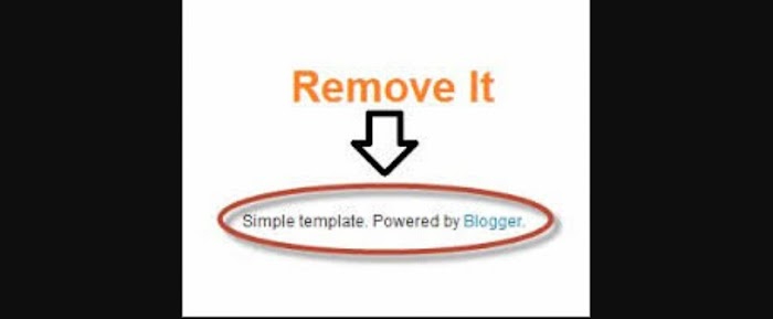 How to remove Attribution powered by Blogger