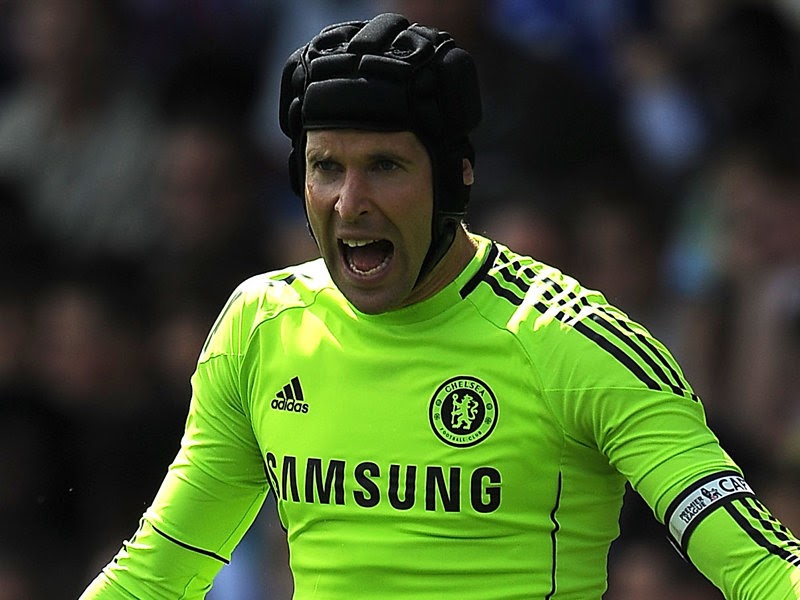 Petr Cech Kopfschutz Petr Cech Kopfschutz