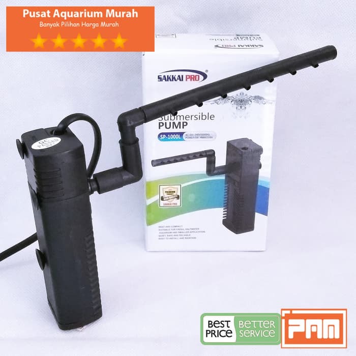Jual Pompa Filter Aquarium Kecil Sakai Pro Sp1000l Sp 1000 L Cuma