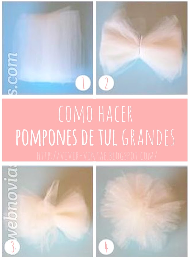 Cómo hacer flores o pompones de tul (grandes y chicos) muy fácil, rápido y sencillo Incluye Cómo hacer flores o pompones de tul (grandes y chicos) muy fácil, rápido y sencillo Incluye