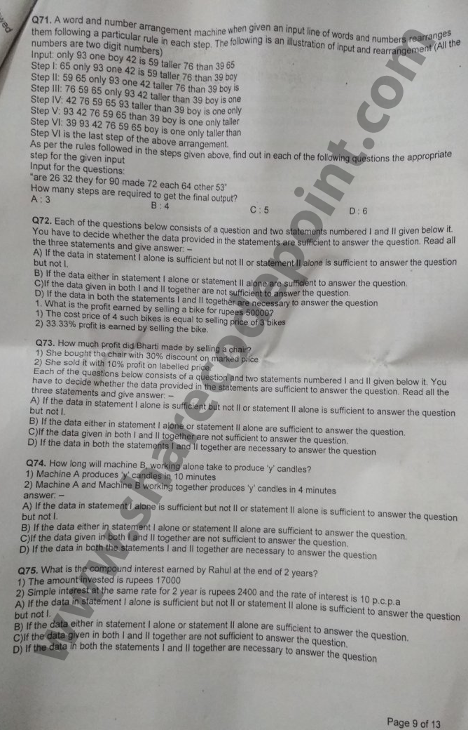 Critical thinking test questions and answers image