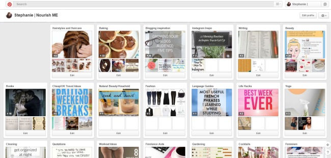 Beginner's Guide to using Pinterest for bloggers - by Nourish ME www.nourishmeblog.co.uk Beginner's Guide to using Pinterest for bloggers - by Nourish ME www.nourishmeblog.co.uk