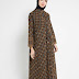 Dress Batik Model Gamis Batik Kombinasi