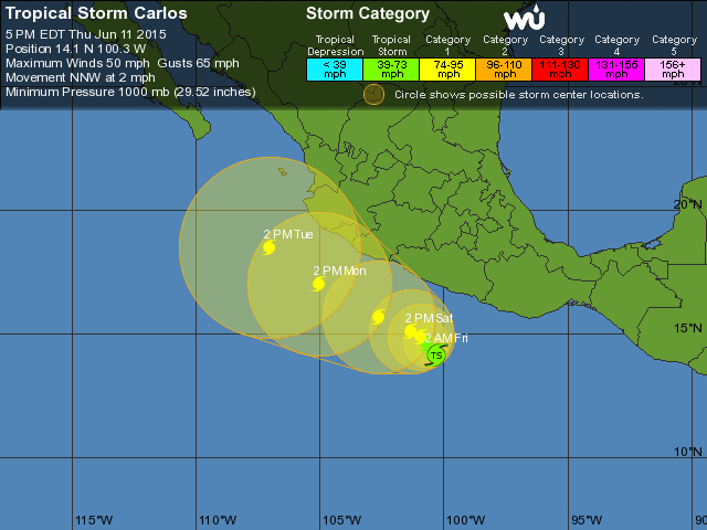 México Alerta: tormenta tropical 