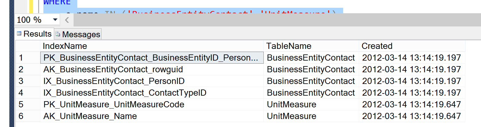 sqlfingers.com: Can I get the index creation date from SQL Server?