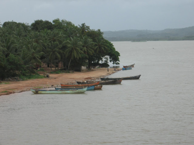Fishing Boats Boats near Nethravathi River Shore