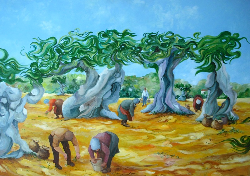 NoiVastesi Il pittore Antonio D'Adamo si prepara altradizionale