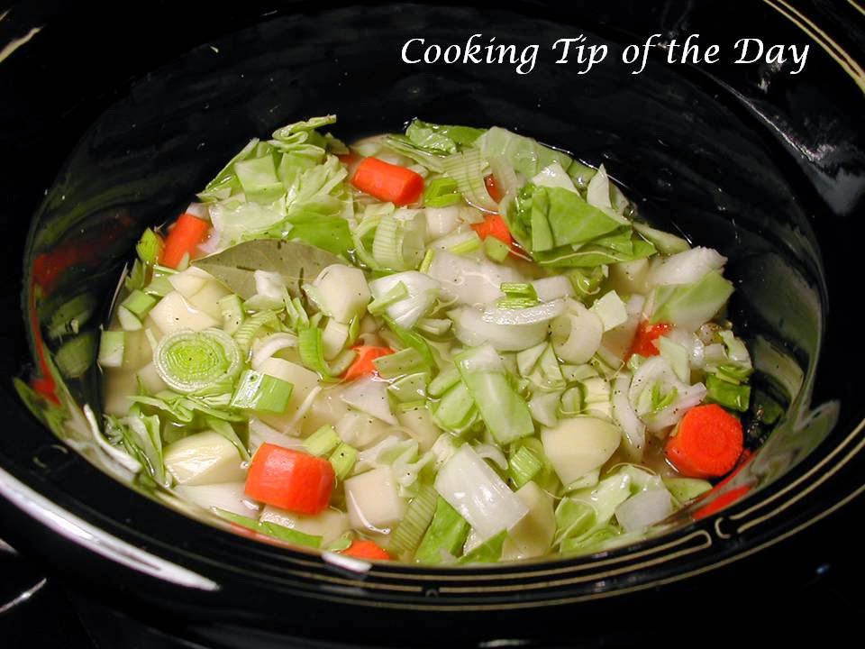 Cooking Tip of the Day Crock Pot Irish Potato Leek Soup