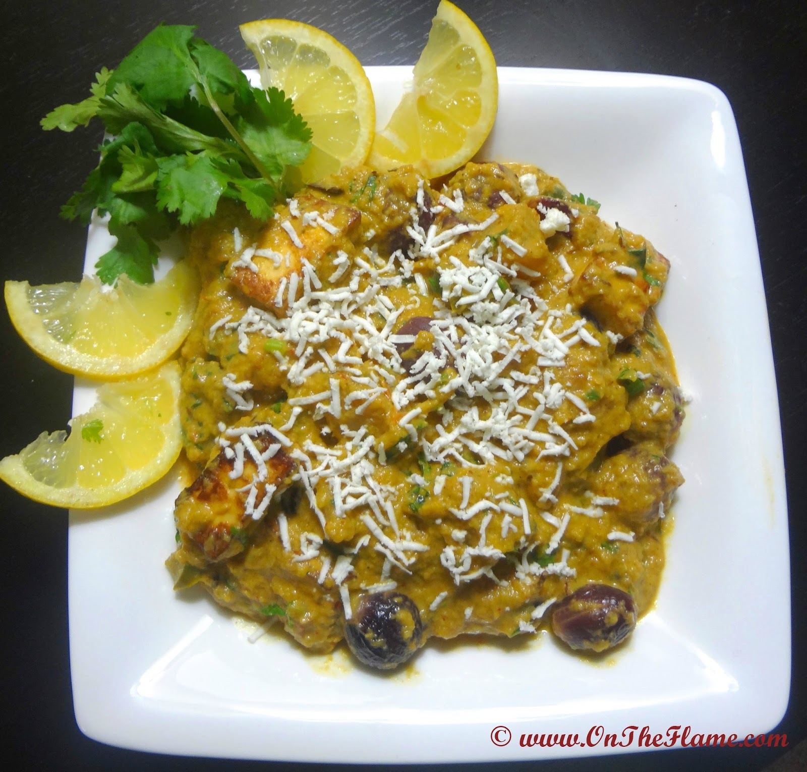 On The Flame by Rekha Nahata Aloopyaajpaneer in desi ghee
