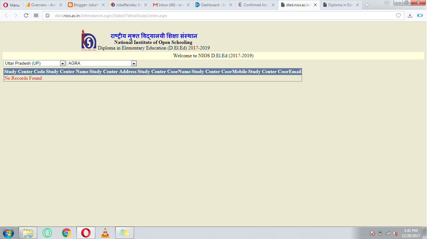 latest update for nios deled assignment submission date and study
