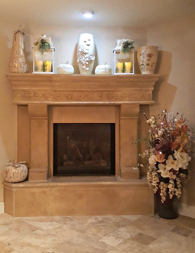 My Autumn Mantel | Life and Linda