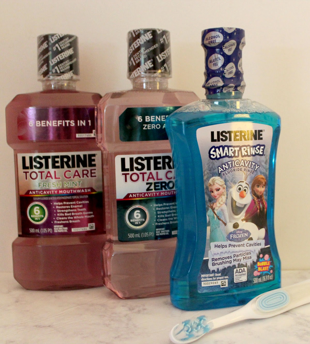 Totally Take Care Of Your Family with LISTERINE® Mouthwashes Pieces