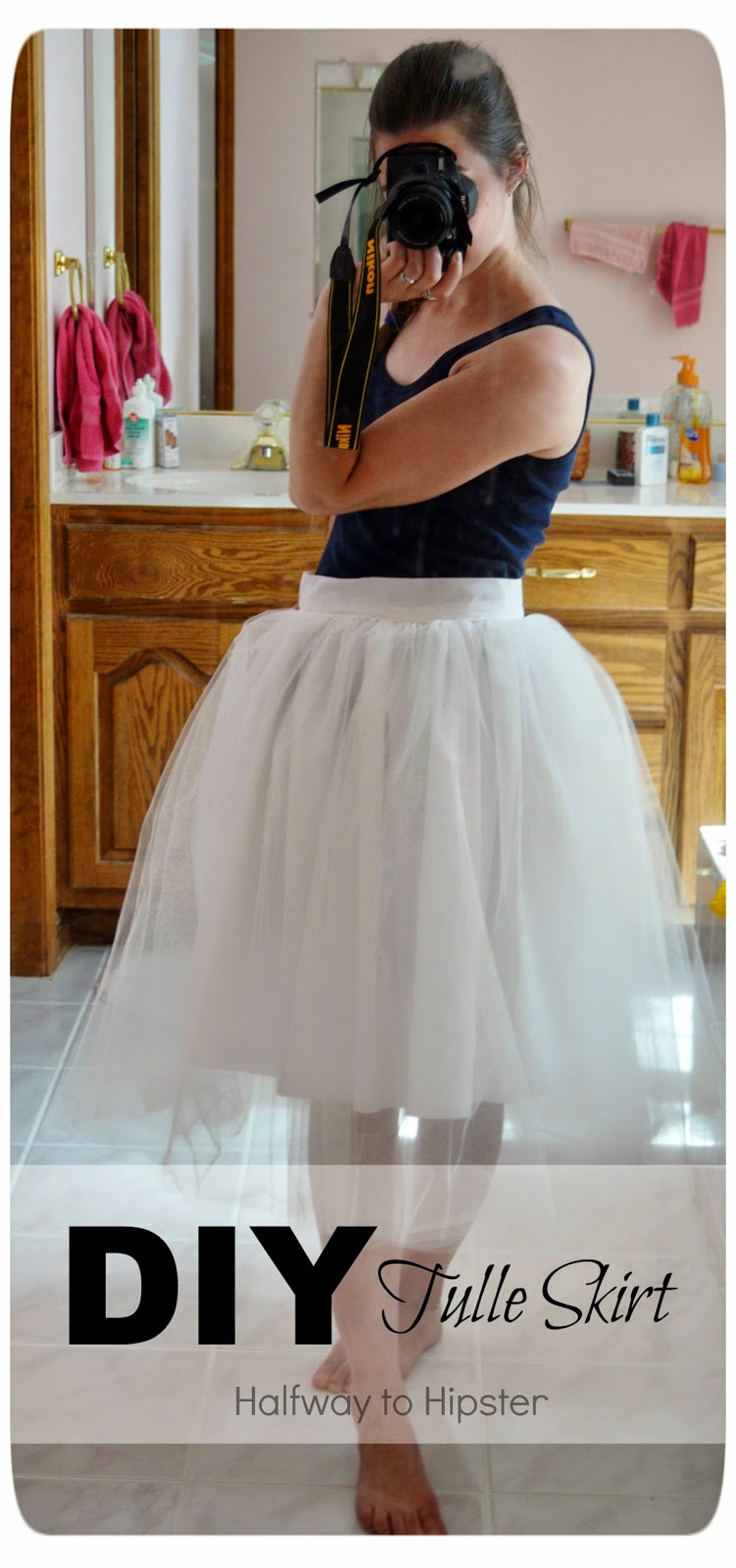 Halfway To Hipster: DIY Tulle Skirt