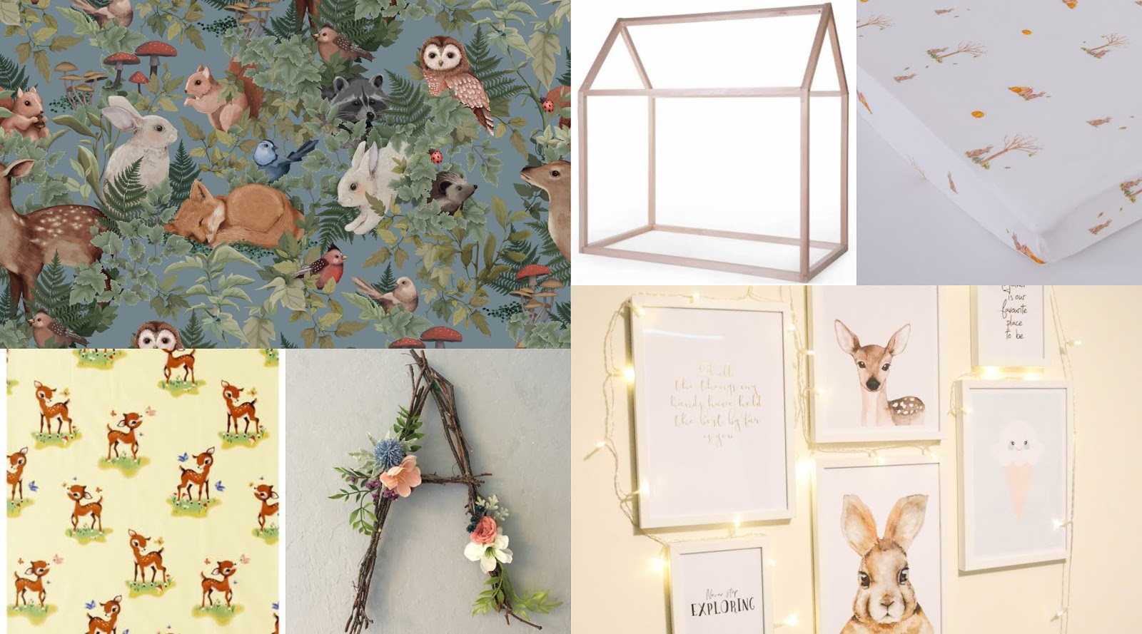 Woodland Themed Toddler Bedroom Inspiration ♥ Dolly Dowsie