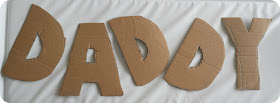 daddy bunting, fathers day craft, homemade toddler