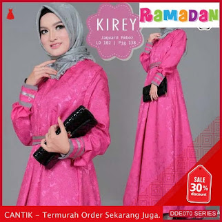 DDE070P188 Populer Kebaya Brokat Aurora Lebaran Warna 2019 Navy BMGShop