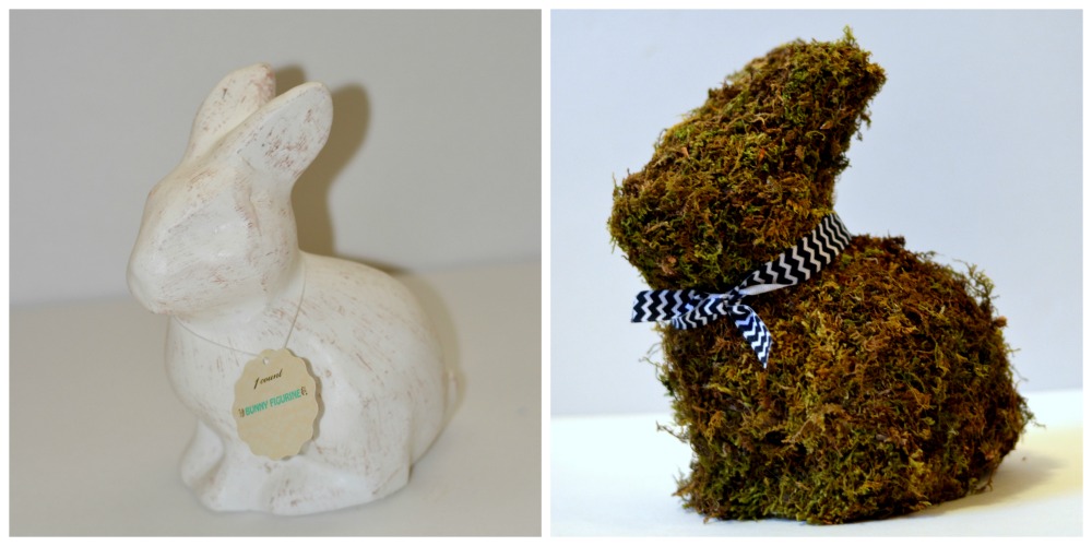Moss covered bunny rabbit for under 5!