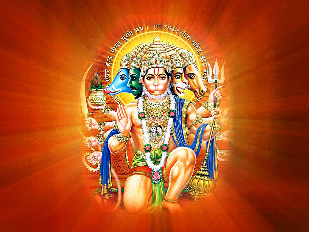 Panchmukhi Hanuman HD Wallpapers Hindu God HD Wallpapers