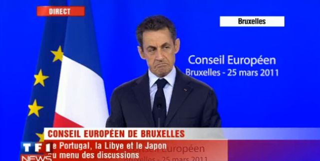 Un journaliste pose une colle à Nicolas Sarkozy