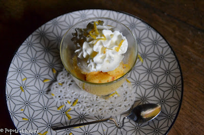 Verrines gourmandes au lemon curd, limoncello, mini quatre quart et glace citron © Popote et Nature Verrines gourmandes au lemon curd, limoncello, mini quatre quart et glace citron © Popote et Nature