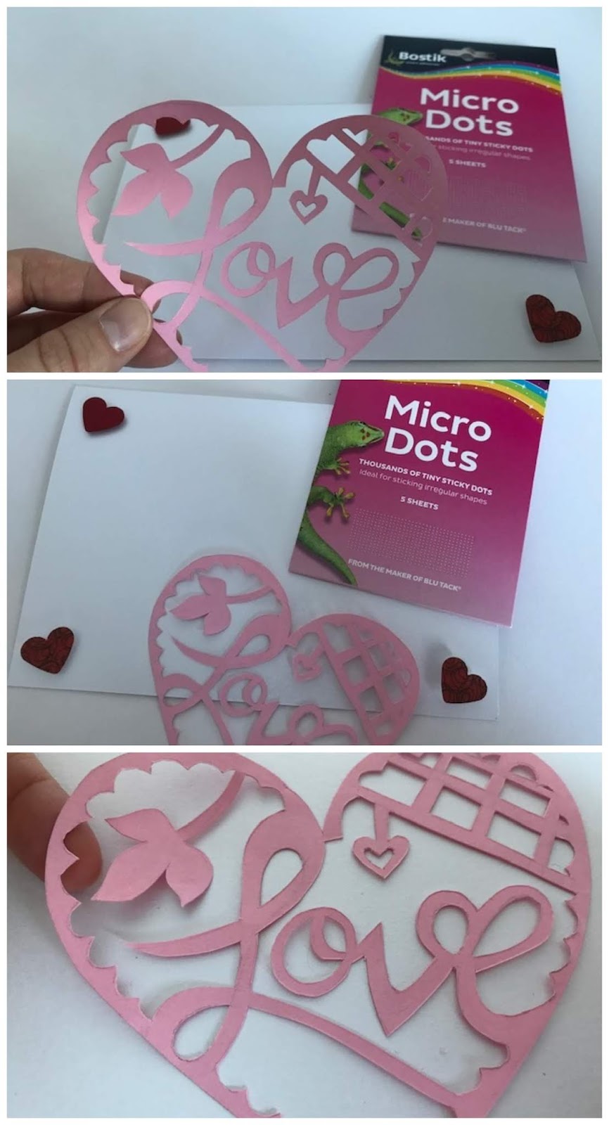 DIY Sticky Heart Card