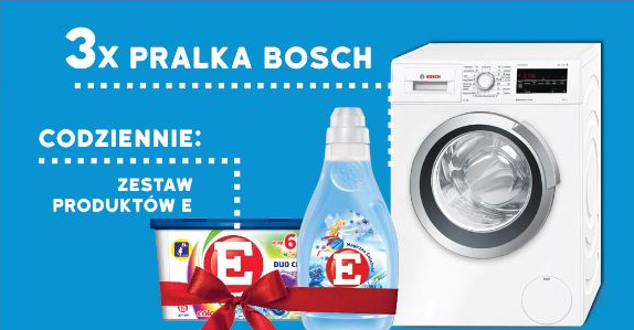 Wygraj pralkę Bosch Konkurs