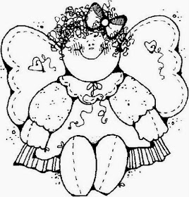 Moldes e riscos de anjos