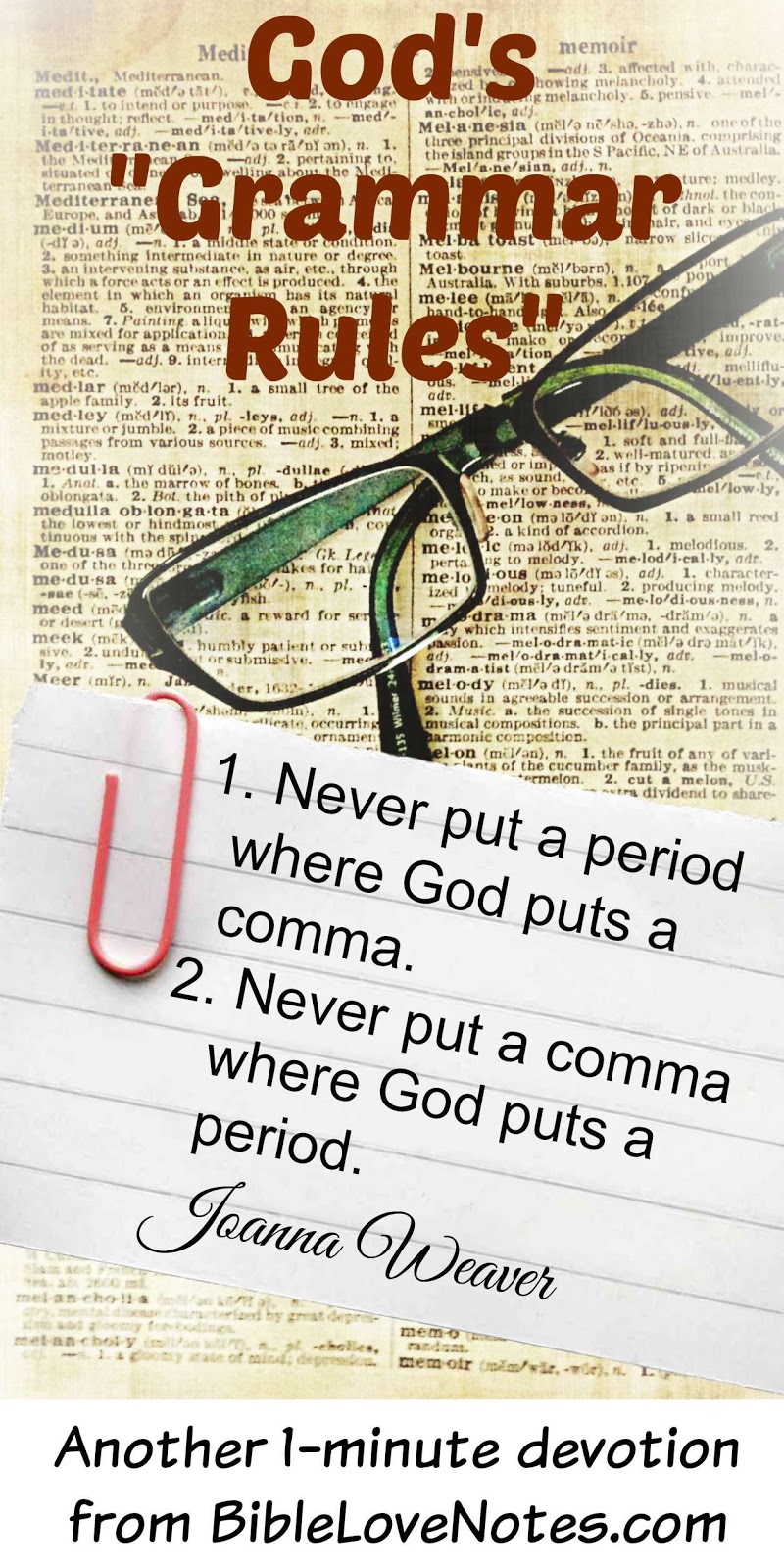 God s Grammar Rules