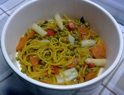 Fideua Vegetariana o Fideos con Verduras Fideua Vegetariana o Fideos con Verduras