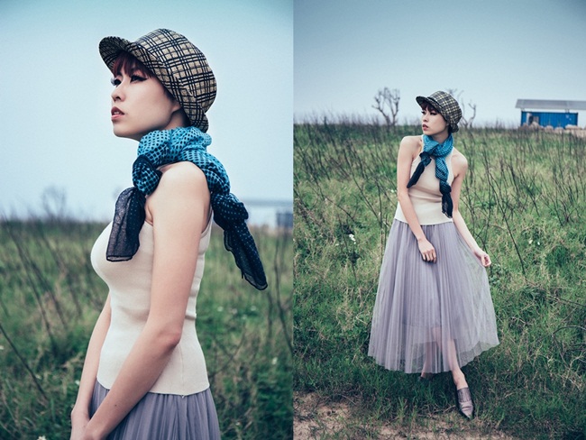 6 Looks of my Tulle Skirt 淺灰百褶紗裙 重複穿搭