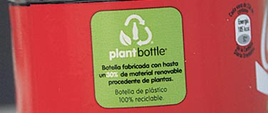 coca cola plantbottle