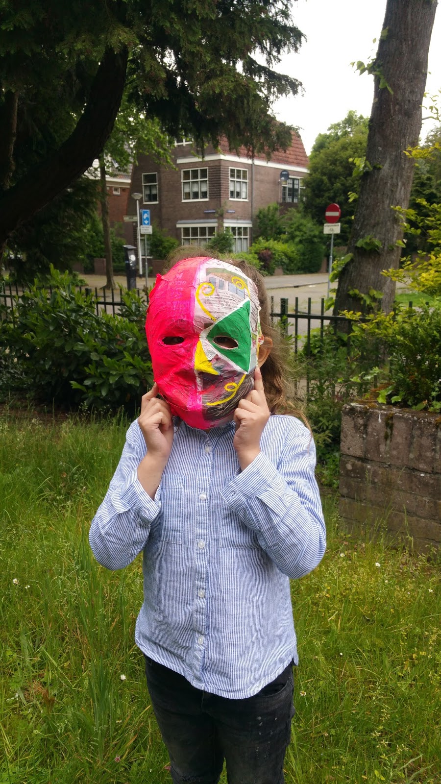 krejakids013 Papier maché maskers maken