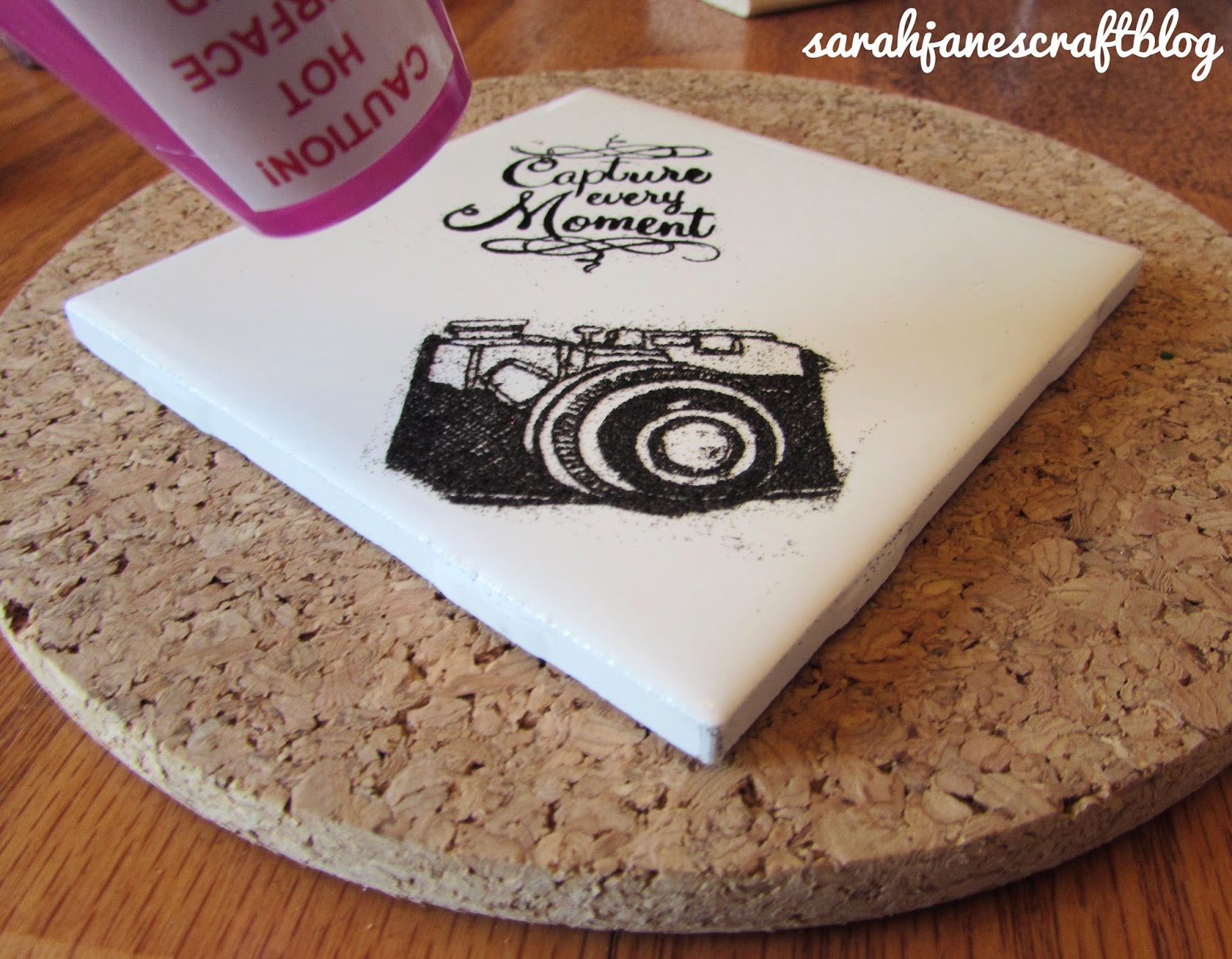 Sarah Jane's Craft Blog Embossed Ceramic Tiles