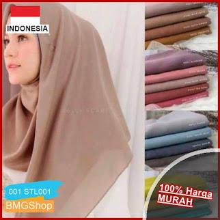 STL001 Jilbab Segi 4 Paris Premium BMGShop