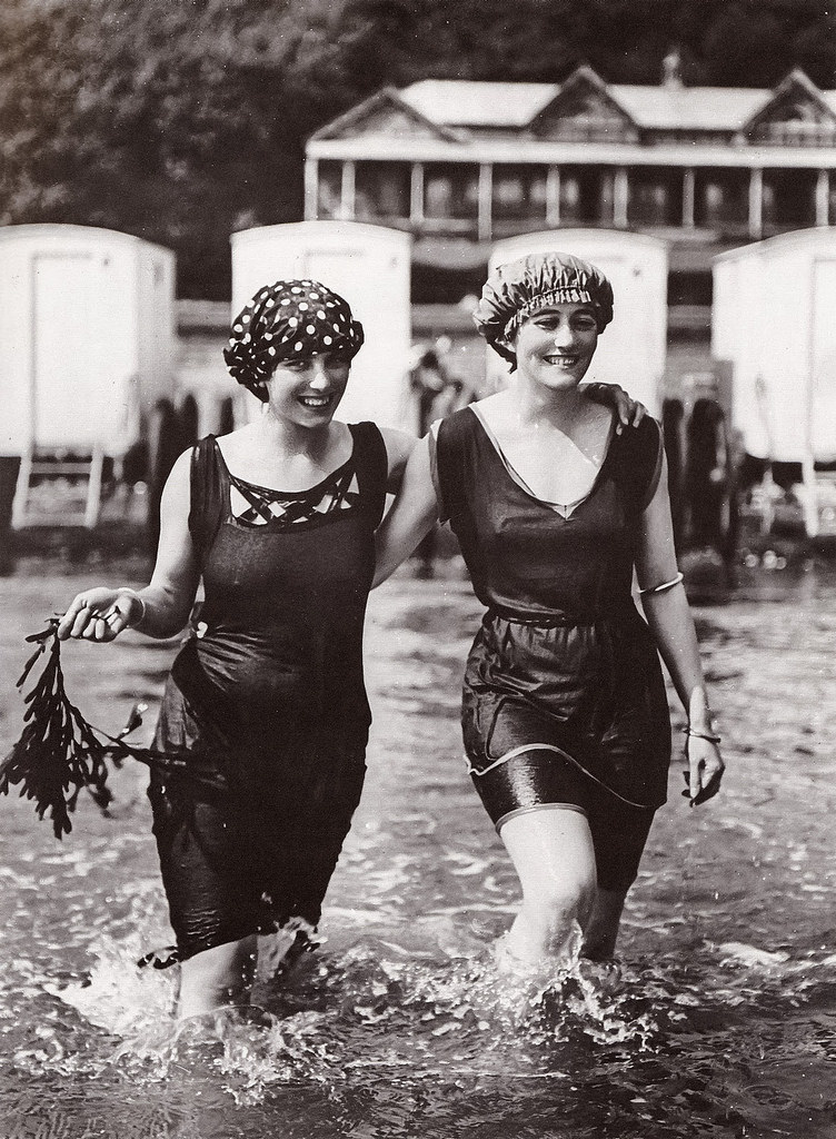Going swimming, 1925 vintage everyday