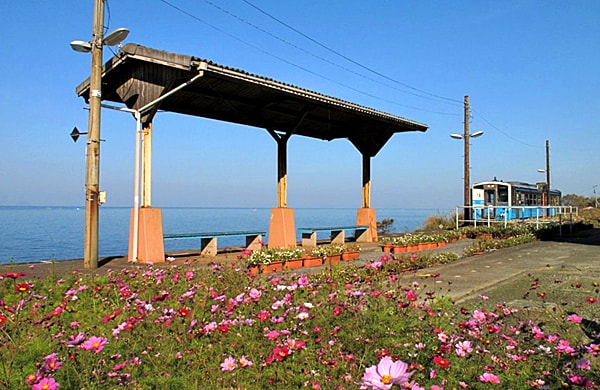 Japan s Most Instagrammed Train Station Shikoku Shimonada Station