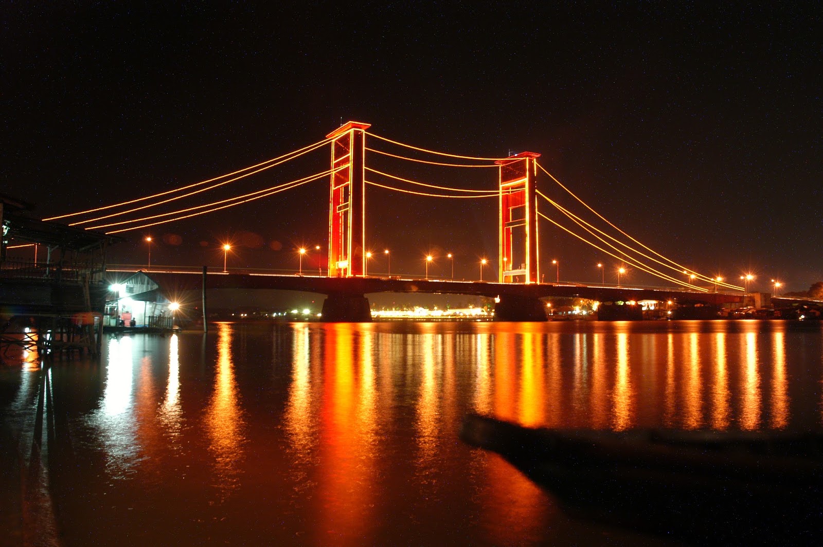 kosong.bintang jembatan ampera tempo dulu