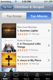 Summer Lights Number 1 on iTunes