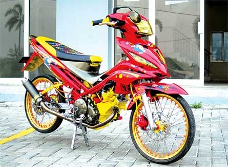 Yamaha Jupiter Mx terbaru 2018 Modifikasi motor yamaha