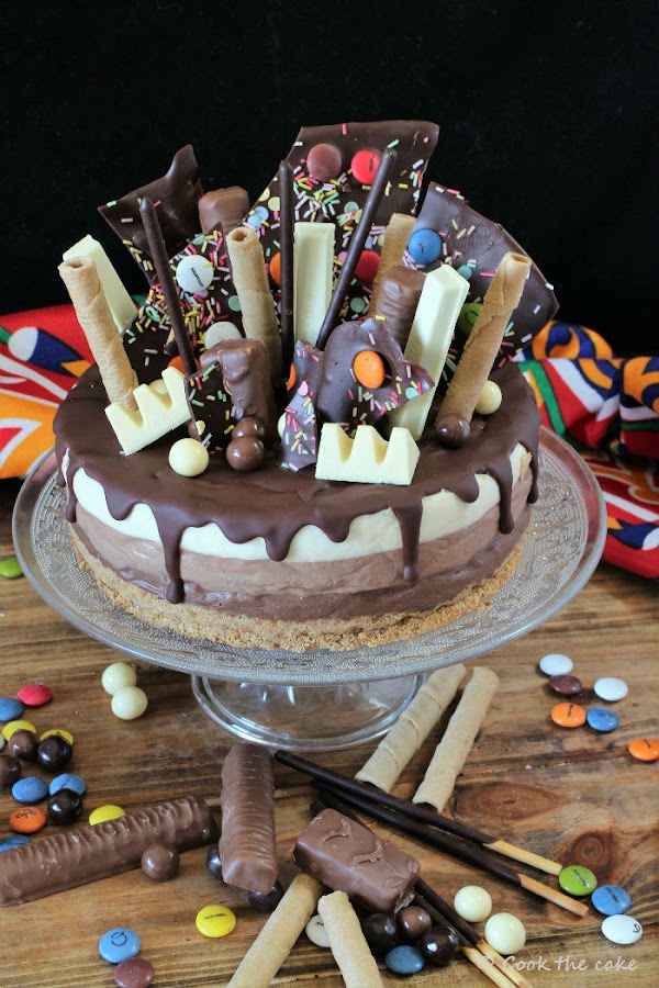 three-chocolates-drip-cake, tarta-tres-chocolates