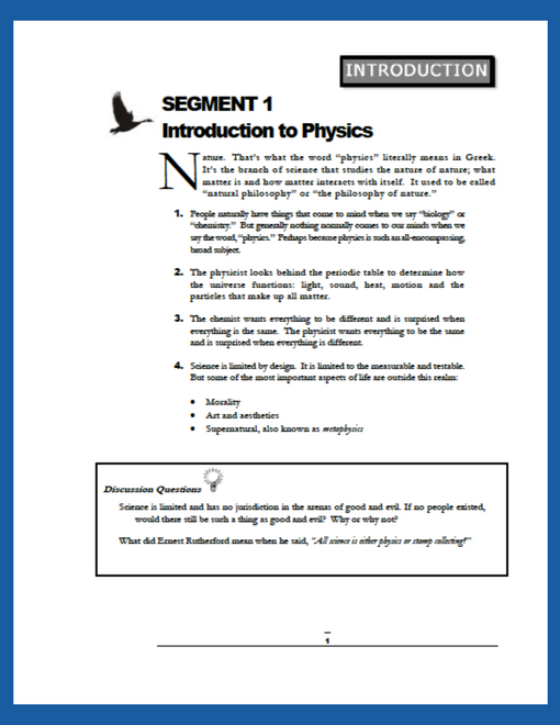 Homeschool physics program Homeschool physics program