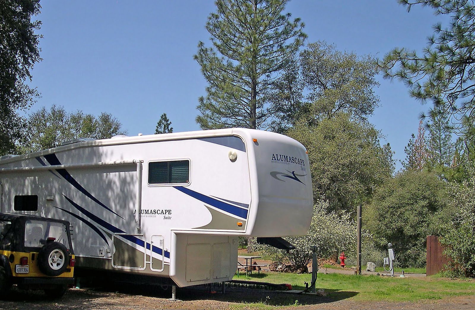 The Erdelyi's are work camping Our 1st work camper job, at Yosemite