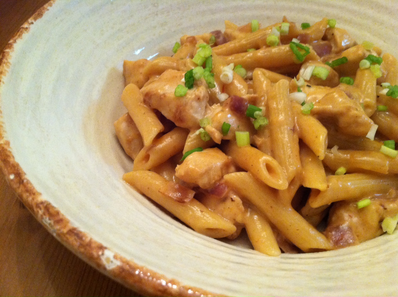 A Taste of Home Cooking Skillet BBQ Chicken Pasta