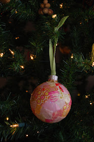 That Short Girl: Fabric Covered Ornament Tutorial
