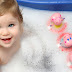 Wallpaper Cute Baby Bath