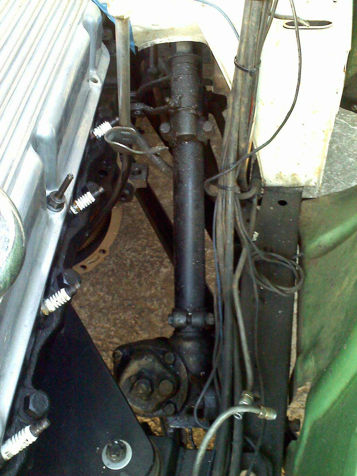 perich brothers (and sister) how to mount 525 steering box with scrap!